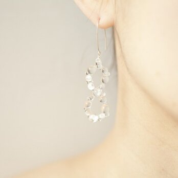 Infiniteピアス　シルバー（片耳）