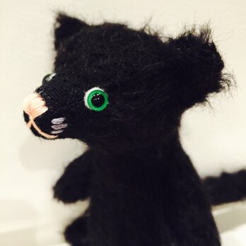 シャトン・トリュフ 子猫のぬいぐるみ 黒猫 ハロウィン Halloweenの画像