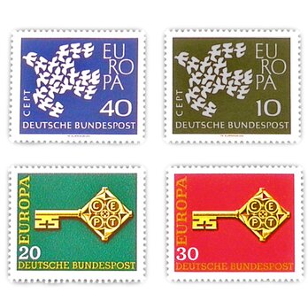 ドイツ切手（鳩と鍵）Germany　DA-STE084の画像