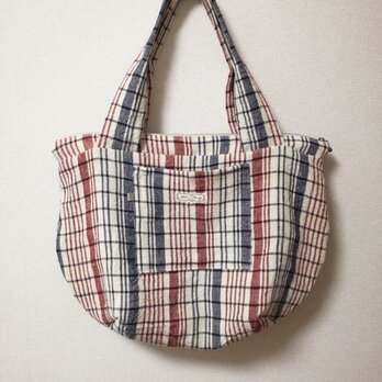 リトアニア・Ｌｉｎｅｎ・simple ショルダーBAG・ファスナーの画像