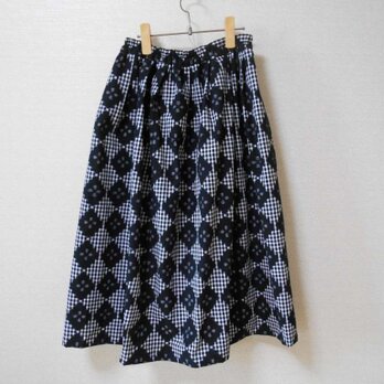新品★久留米絣の可愛いスカートの画像