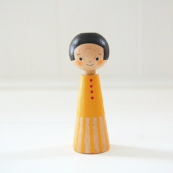 ［conocokeshi］指人形・hand puppet［１０］たんぽぽ色の画像