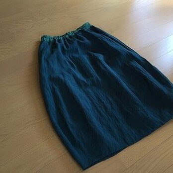 カラーリネンのバルーンスカートM～Lの画像