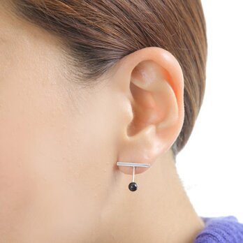 Silver Half Pierced earringの画像