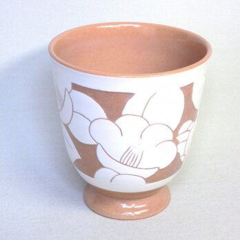 椿の足付きフリーカップの画像