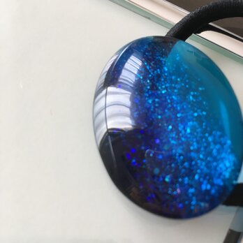 blue blue blue ヘアゴム