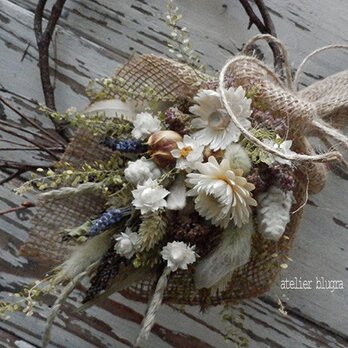 atelierBLUGRA八ヶ岳〜（新作）野草と小花のWreathの画像