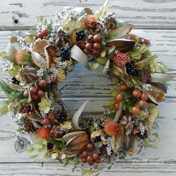 atelierBLUGRA八ヶ岳〜（新作）里山の秋色Wreath4の画像