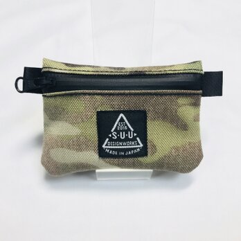 mini wallet : cordura nylon 1000 コーデュラナイロン mulch cam マルチカムの画像