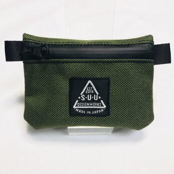 mini wallet : cordura nylon 1000 コーデュラナイロン カーキ(Olive Drab)の画像