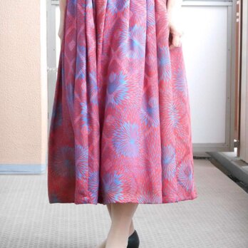 特別価格★しなやかアンティーク羽織リメイクスカートの画像