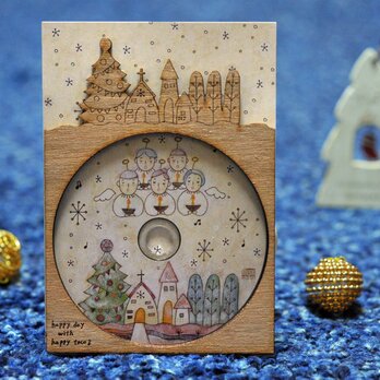HappyToco Charming CD 『しずかな　しずかな　しずかな　クリスマス』木枠の画像