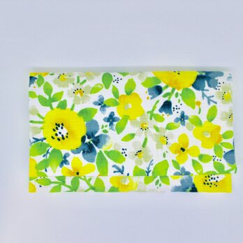 懐紙、通帳いれ Flower flower blueの画像