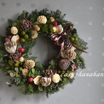 森の実物wreathの画像