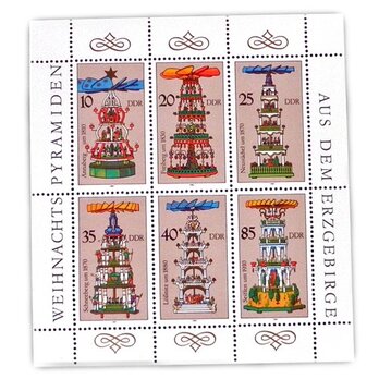 ドイツ未使用切手シート（クリスマスピラミッド）Germany  DA-STE101の画像