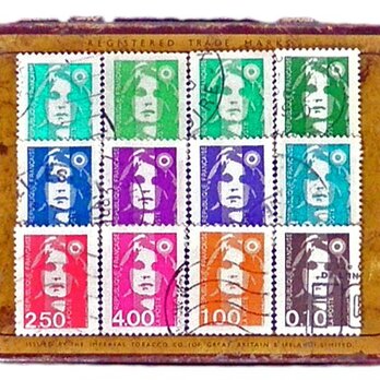 フランス古切手（12色）France   DA-STE098の画像