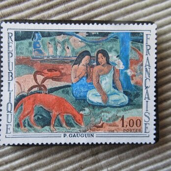 フランス　美術切手ブローチ 2935の画像