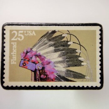 アメリカ1990年　切手ブローチ 2937の画像