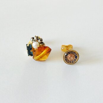 *vintage cabochon pierce np300の画像