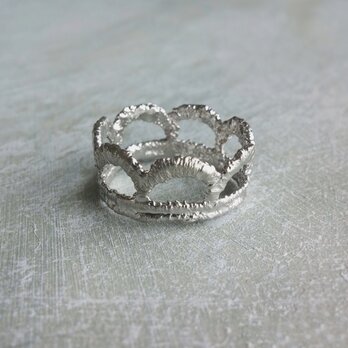 Simple crown ring (silver)の画像