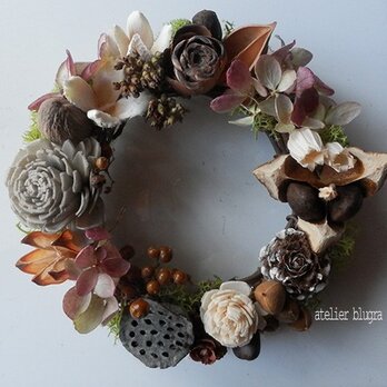 八ヶ岳〜（定形外郵便）静かな森の木の実MiniWreath05