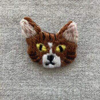 ねこ1＊ブローチの画像