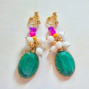 ハンドメイドパーツ使用＊Vivid color