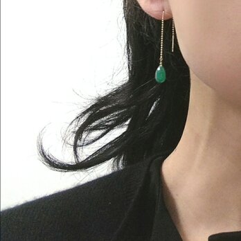 K10 emerald chain pierceの画像