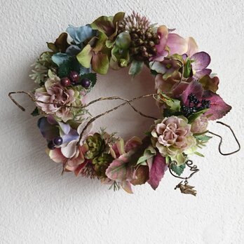 antique color wreathの画像