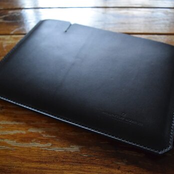 [受注生産品] 栃木レザー iPadケース(9.7インチ) MNC-07 BLACKの画像