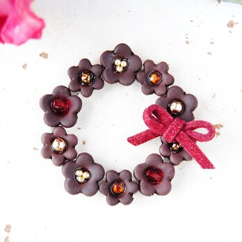 Fleurs de chocolat Broochの画像