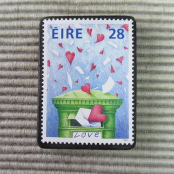 アイルランド　切手ブローチ 3036の画像