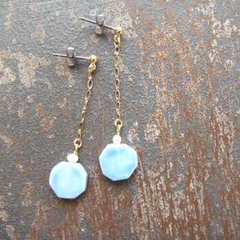 揺れる八角のpierce（水色）の画像