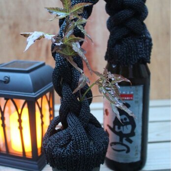 knit KENZAN【rope ：黒】の画像