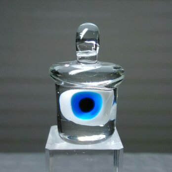 ホルマリン眼球（青）の画像