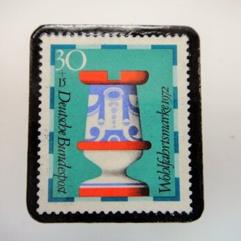 ドイツ　チェス切手ブローチ 3123の画像