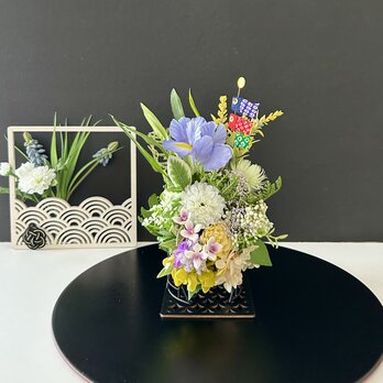 出産初節句長寿お祝い・お誕生日プレゼント♡フラワーミニアレンジ