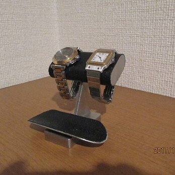 新作　チビ助腕時計スタンドブラック　だ円バージョン　受注製作の画像