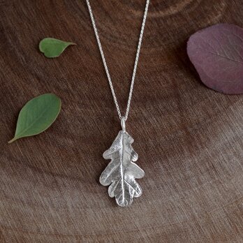 Oak leaf necklace [P077SV]の画像