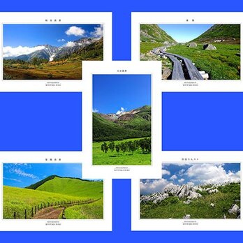 「高原」ポストカード5枚組の画像