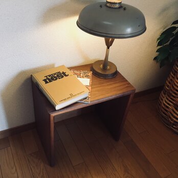 nk-utility stool Walnutの画像