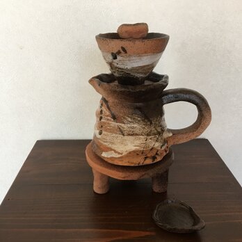陶器コーヒーどりっぷセット（ＳＩＢＵＫＥＩ）の画像