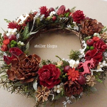 八ヶ岳〜（定形外郵便）Christmas MiniWreath10の画像