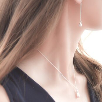 Silver925 Teardrop Necklaceの画像