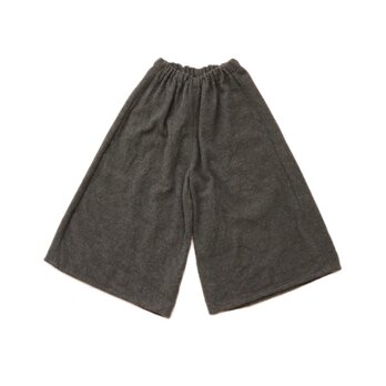 ウールフレアーパンツ＊杢グレー
