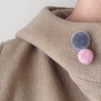 accent color ブローチ  s 【受注制作】