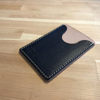 バイカラーのパスケース