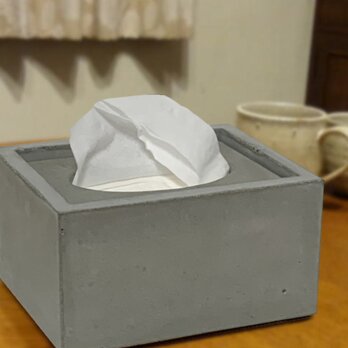 コンクリートのポケットティッシュケース -コンクリート/モルタル/セメント雑貨-