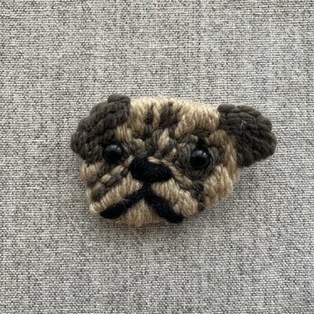 パグ＊ブローチ