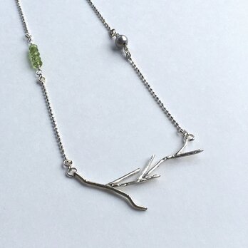 silver 枝のネックレスの画像